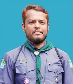 স্কাউটে বরিশাল অঞ্চলে ভোলার প্রথম ডিআরসি নির্বাচিত হলেন মনিরুল ইসলাম