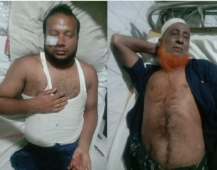 লালমোহনে মামা শ্বশুরবাড়ি ডেকে নিয়ে বেধড়ক মারধর আহত-২