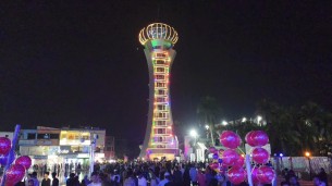 ঈদ উপলক্ষে দ্বীপজেলা ভোলার বিনোদন স্পট গুলোতে পর্যটকদের ঢল