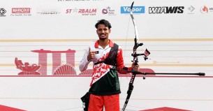 এশিয়ান আরচারিতে স্বর্ণ জিতলেন বাংলাদেশের আলিফ