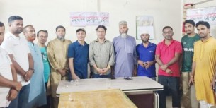 তজুমদ্দিন প্রেসক্লাবের সাংবাদিকদের সাথে বাংলাদেশ বাণী সম্পাদকের মত বিনিময়