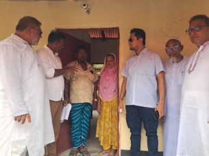 তজুমদ্দিনের ইন্দ্র নারায়নপুর আশ্রয়ন-২ প্রকল্পের ৪৫টি ঘর হস্তান্তর