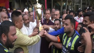 ভোলায় বিবাহিত বনাম অবিবাহিতদের প্রীতি ফুটবল ম্যাচ অনুষ্ঠিত