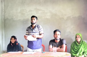 দৌলতখানে মামলা করায় ব্যবসায়ীকে প্রাণনাশের হুমকি, প্রতিবাদে সংবাদ সম্মেলন