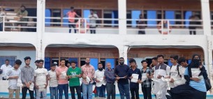 ভোলায় প্লাস্টিক বর্জ্য নদীতে না ফেলার আহবান জানিয়ে জনসচেতনতামূলক কর্মসূচি