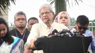 শেখ হাসিনার বিচার এই দেশের মাটিতেই হতে হবে: মির্জা ফখরুল