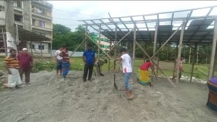 ভোলায় নির্মাণাধীন দোকানঘর ভাঙচুর ও নির্মাণ সামগ্রী লুটের অভিযোগ