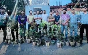 বিএনপির প্রতিষ্ঠা বার্ষিকীতে লালবাগ থানা ছাত্রদলের বৃক্ষরোপণ কর্মসূচি