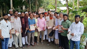 লালমোহনে বিএনপির নির্বাচনী প্রচারণা সভা ও জনসংযোগ