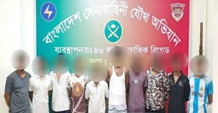সারাদেশে সেনা অভিযানে গ্রেফতার ৬৯