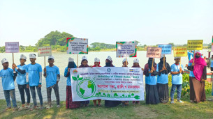 বোরহানউদ্দিনে তেতুলিয়া নদীর পাড়ে ‘গ্লোবাল ডে অফ ক্লাইমেট অ্যাকশন ২০২৫’ উদযাপন