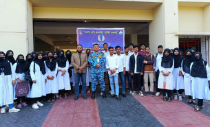 ভোলায় তারুণ্যের উৎসব-২০২৫ কোস্টগার্ডের জনসচেতনতা  মূলক কার্যক্রম