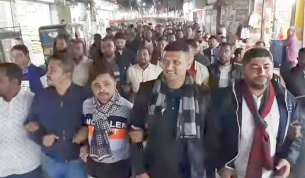 তারেক রহমানের স্বদেশ প্রত্যাবর্তন উপলক্ষ্যে ভোলায় যুবদলের আনন্দ মিছিল