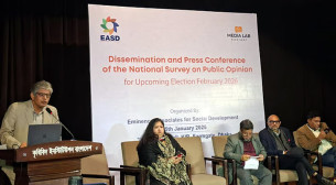 বিএনপিকে ৭০, জামায়াতকে ১৯, এনসিপিকে ২.৬ শতাংশ মানুষ ভোট দিতে চায়