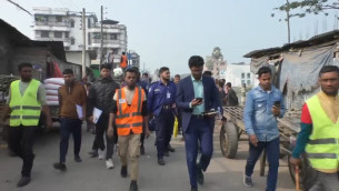 ভোলায় অবৈধ স্থাপনা উচ্ছেদ ও ৭ ব্যবসায়ীকে জরিমানা