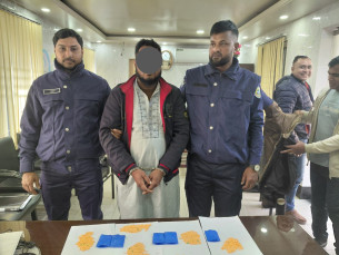 বোরহানউদ্দিনে ৯৫০ পিস ইয়াবাসহ মাদক পাচারকারী গ্রেফরার