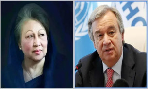 খালেদা জিয়ার মৃত্যুতে জাতিসংঘ মহাসচিবের শোক