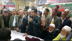 জেলা বিএনপি কার্যালয়ে গেলেন বিজেপি চেয়ারম্যান ব্যারিস্টার পার্থ