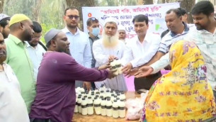 ভোলায় রমজান উপলক্ষে সুলভ মূল্যে দুধ ডিম মুরগির মাংস বিক্রি শুরু