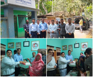 ভোলায় বীরশ্রেষ্ঠ মোস্তফা কামাল  গ্রন্থাগার ও স্মৃতি জাদুঘর পরিদর্শন করলেন জেলা প্রশাসক