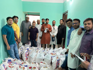 ১৫০ পরিবারে বোরহানউদ্দিন ফাউন্ডেশন,ঢাকার ঈদ উপহার বিতরণ