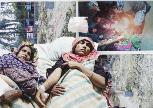 লালমোহনে জমি বিরোধে নিয়ে ৫ জনকে পিটিয়ে আহত