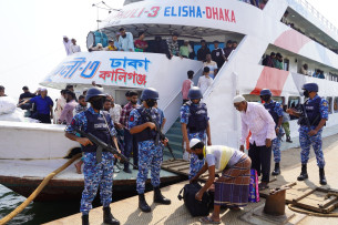 ঈদ উপলক্ষে ভোলায় নৌপথে নিরাপত্তা জোরদার, কোস্ট গার্ডের বিশেষ টহল