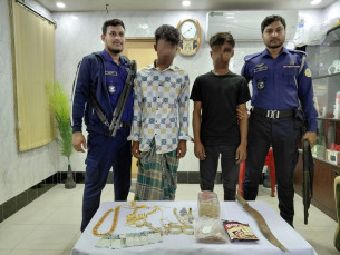 বোরহানউদ্দিনে চোরাই মালামাল উদ্ধার,দুই যুবক গ্রেফতার