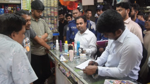 ভোলায় অস্বাস্থ্যকর পরিবেশে খাদ্য তৈরিসহ  নকল পণ্য বিক্রির অভিযোগে ৪ ব্যবসায়ীকে জরিমানা