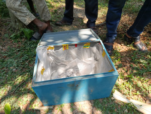 লালমোহনে মন্দিরের দান বাক্সের লক্ষাধিক টাকা চুরির অভিযোগ