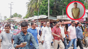 লালমোহনে গ্রেফতারকৃত মাদক ব্যবসায়ীর দৃষ্টান্ত মূলক শাস্তি ও সহযোগীদের দ্রুত গ্রেফতার’র দাবিতে বিক্ষোভ