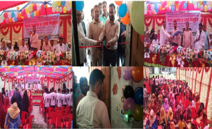 ডাঃ আজাহার উদ্দিন মাঃ বিদ্যালয়ের পরীক্ষার্থীদের বিদায় ও শিক্ষকদের ডিজিটাল হাজিরার উদ্বোধন