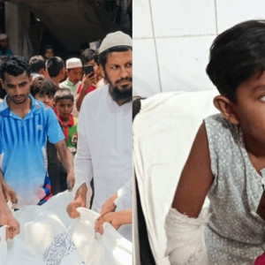 ভোলায় প্রবাসীর স্ত্রীকে কুপিয়ে হত্যা মারা যাওয়ার ভান করে বাঁচলো ছেলে, আটক -১