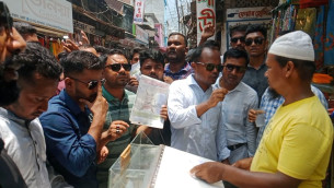 জুলাই সনদ নিয়ে অপপ্রচারের প্রতিবাদে ভোলায় ছাত্রদলের লিফলেট বিতরণ