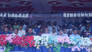 ভোলায় ঘুর্ণিঝড় প্রস্তুতি মহড়া অনুষ্ঠিত
