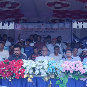 ভোলায় ঘুর্ণিঝড় প্রস্তুতি মহড়া অনুষ্ঠিত