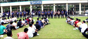 ভোলায় এএসআই নিয়োগের শারীরিক মাপ ও কাগজপত্র যাচাই সম্পন্ন