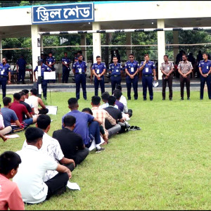 ভোলায় এএসআই নিয়োগের শারীরিক মাপ ও কাগজপত্র যাচাই সম্পন্ন