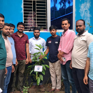 ভোলায় মাল্টিমিডিয়া রিপোর্টার্স অ্যাসোসিয়েশনের বৃক্ষরোপণ