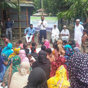 ভোলায় নারী ও শিশু উন্নয়ন বিষয়ক উঠান বৈঠক অনুষ্ঠিত