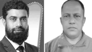 উত্তরায় খেলা দেখে ফেরার পথে বাসচাপায় ২ সাংবাদিক নিহত