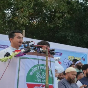 গণভোটের রায় বাস্তবায়ন না করলে বিএনপির কবর রচিত হবে: সারজিস আলম
