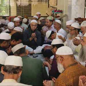 ভোলায় সাবেক প্রধানমন্ত্রী বেগম খালেদা জিয়ার ৮২তম জন্মদিনে দোয়া মিলাদ