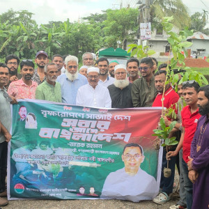 ভোলা জেলা ছাত্রদলের বৃক্ষরোপণ কর্মসূচি