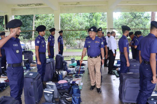 ভোলায় জেলা পুলিশের কিট প্যারেড অনুষ্ঠিত