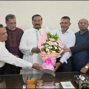 ভারপ্রাপ্ত রাষ্ট্রপতির সঙ্গে ভোলা জেলা আইনজীবী সমিতির সৌজন্য সাক্ষাৎ