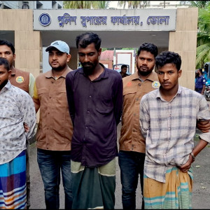 বোরহানউদ্দিনে ডাকাতির ঘটনায় ডাকাত দলের প্রধানসহ গ্রেপ্তার-৩