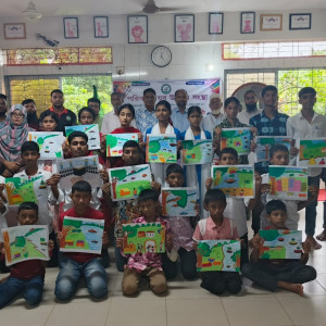 ভোলায় প্রতিবন্ধী শিশু-কিশোরদের চিত্রাঙ্কন প্রতিযোগিতা