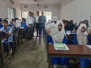 ভোলায় নতুন কুঁড়ি স্পোর্টস সিজন-২ এর রেজিস্ট্রেশন কার্যক্রমকে আরও গতিশীল করতে প্রচার-প্রচারণা ও লিফলেট বিতরণ