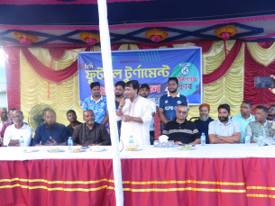 ভোলায় হেলিপ্যাড ক্লাবের আয়োজনে মিনি ফুটবল টুর্নামেন্টের উদ্বোধন